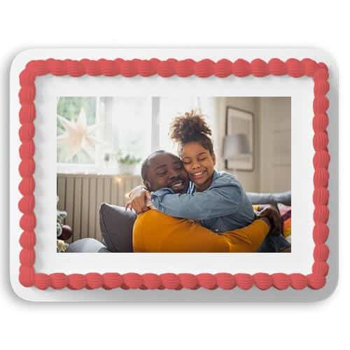 custom photo cake
